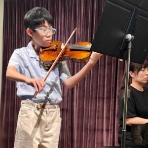 Young Gentleman Playing Violin