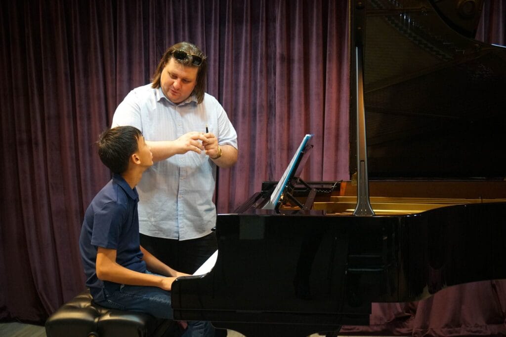 Dr Krystian Tkaczewski Piano Masterclass at Singapore Music School Bukit Timah