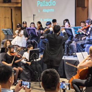 Tanglewood Students playing in Phuket Concert
