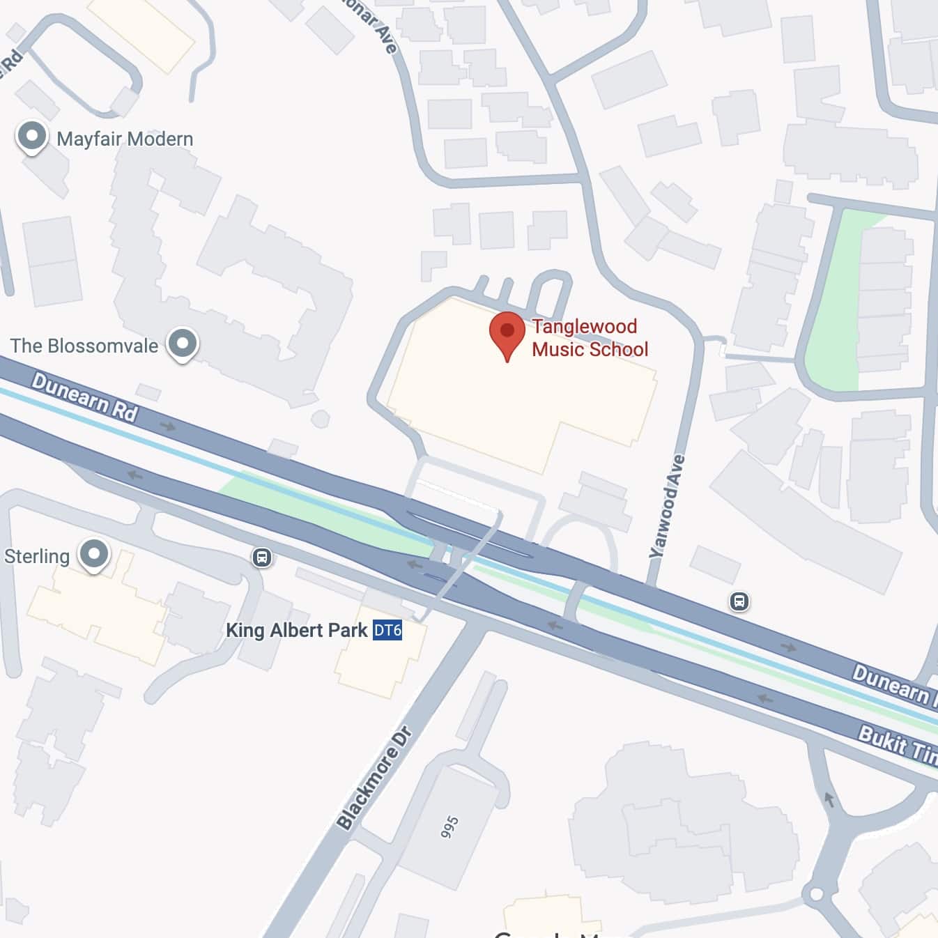 Tanglewood Music School Map